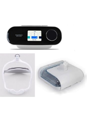 Combo Bipap DreamStation AVAPS + Umidificador + Máscara DreamWear