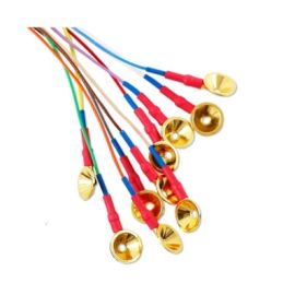 Eletrodo  72" de EEG/EMG/EOG (Ouro) - Pacote 10 unidades