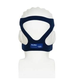 Fixador cefálico azul da Máscara Mirage Quattro 