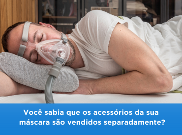 Você sabia que os acessórios da sua máscara são vendidos separadamente?