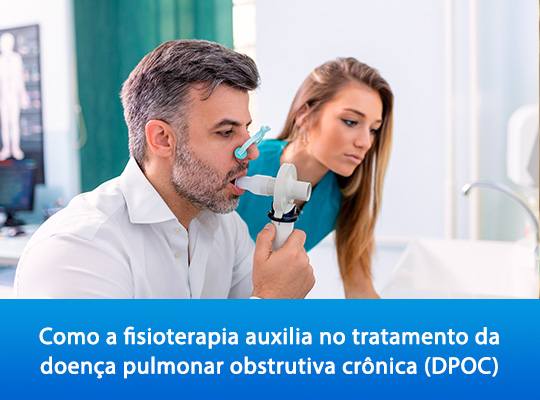 Como a fisioterapia auxilia no tratamento da doença pulmonar obstrutiva crônica